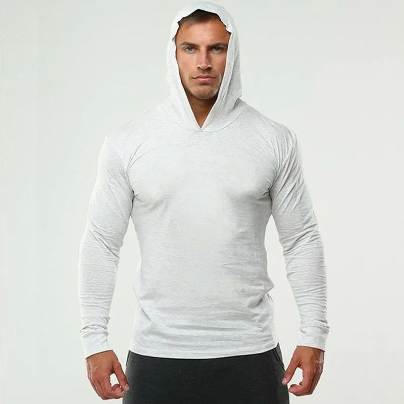 Men's Cotton Slim-Fit Sweatshirt Hoodie - Fitness & Leisure