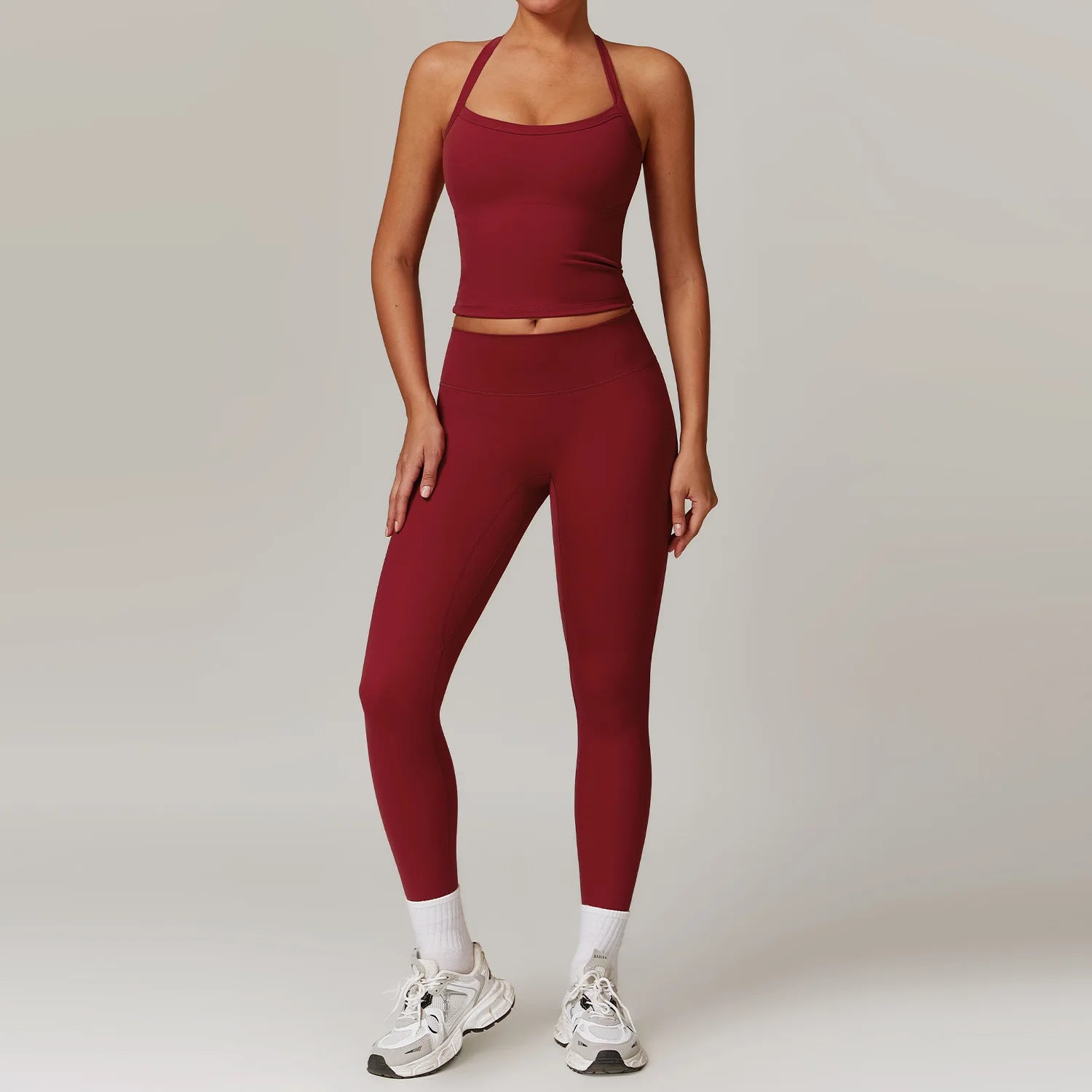 Push-Up Fitness Set - Sports Bra & Sculpting Leggings