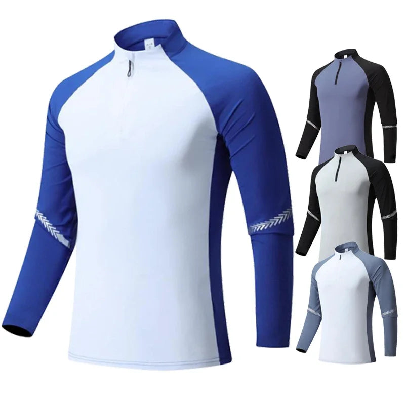 Men's Zip-Up Long-Sleeve Shirt - Hiking & Climbing