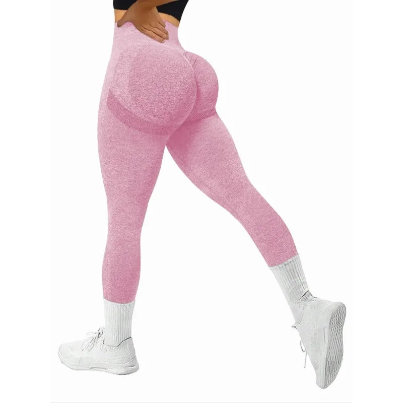 High-Waist Yoga Leggings - Hip-Lift Push-Up
