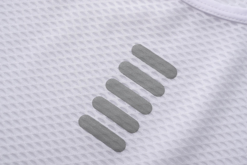 Men's Reflective Cycling Base Layer - Quick-Dry Road Bike Jersey