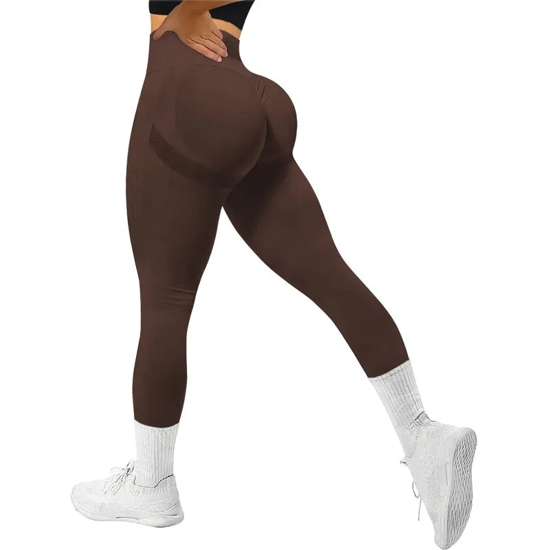 High-Waist Yoga Leggings - Hip-Lift Push-Up