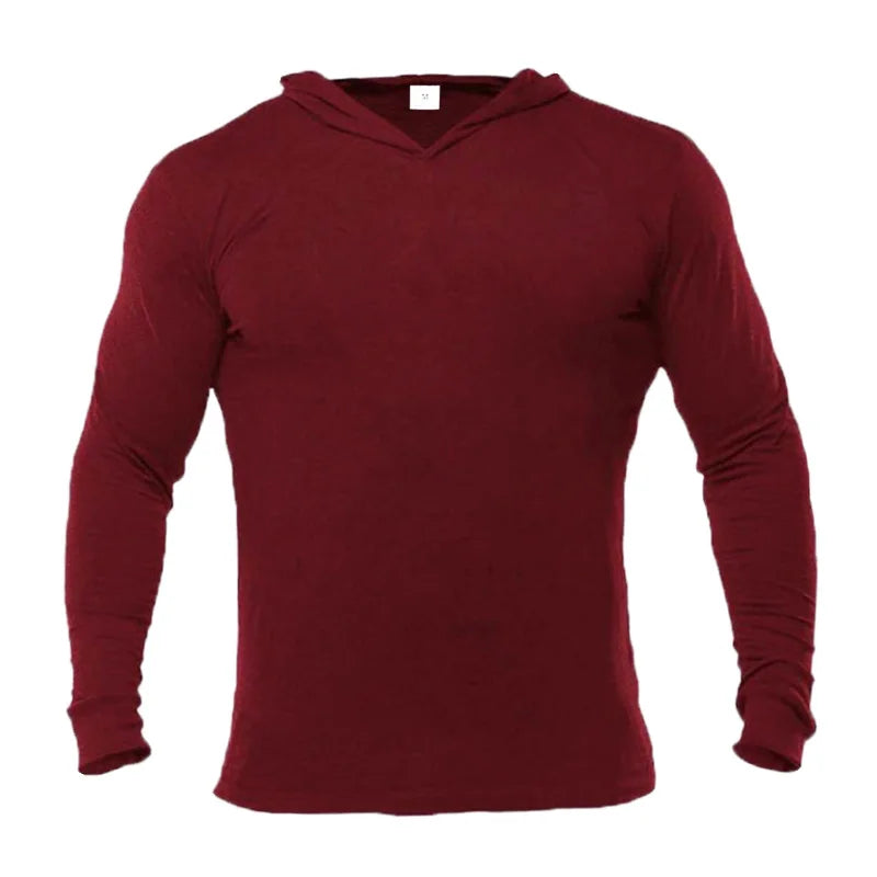 Men's Cotton Slim-Fit Sweatshirt Hoodie - Fitness & Leisure
