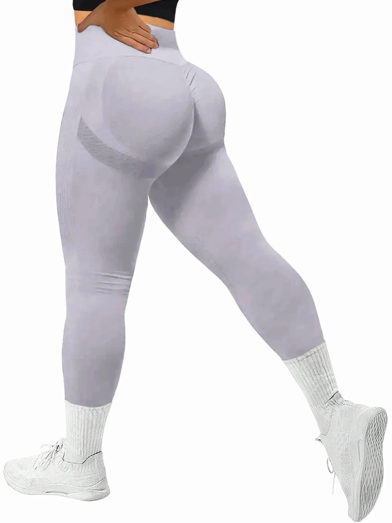 High-Waist Yoga Leggings - Hip-Lift Push-Up
