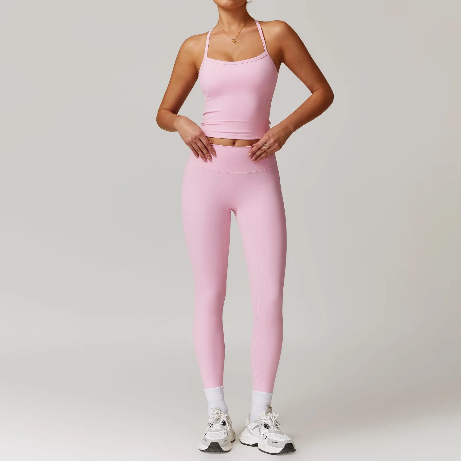 Push-Up Fitness Set - Sports Bra & Sculpting Leggings