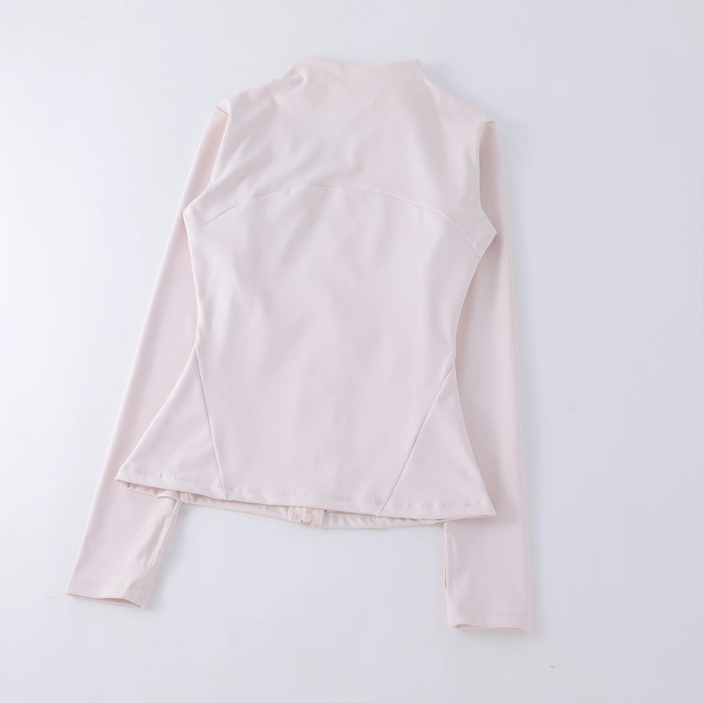 2024 Yoga Clothes Windbreaker Sportswear Woman Running Long Sleeve Sweatshirt Sports Jackets Top Women Workout Tops Activewear