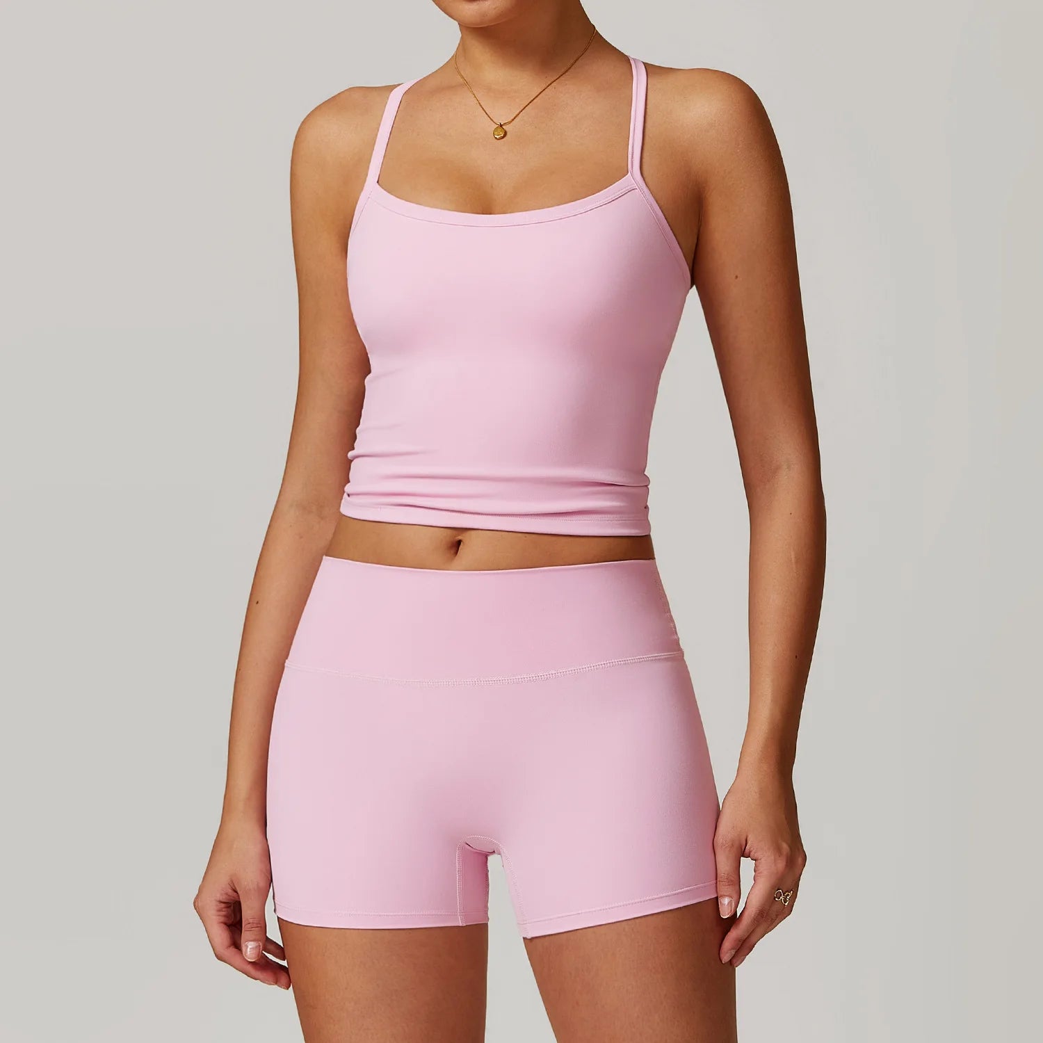 Push-Up Fitness Set - Sports Bra & Sculpting Leggings
