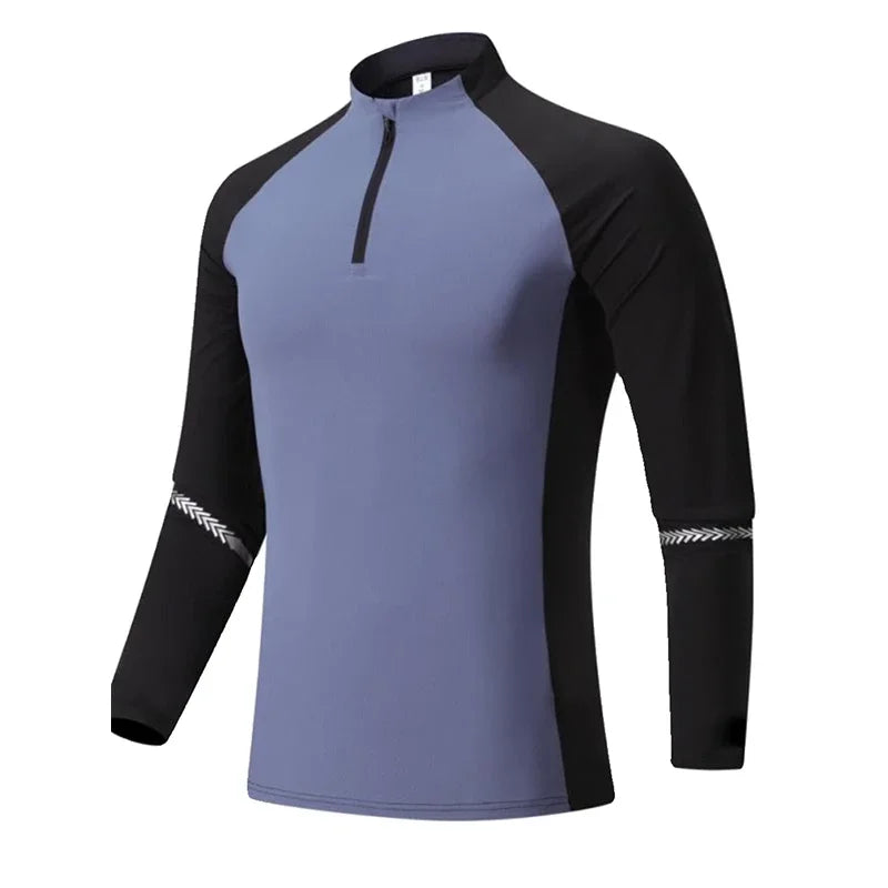 Men's Zip-Up Long-Sleeve Shirt - Hiking & Climbing