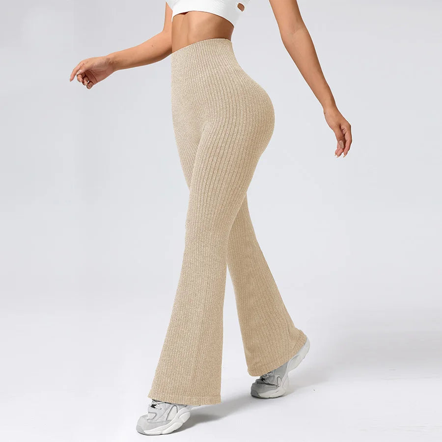 High-Waist Flare Leggings - Tummy Control