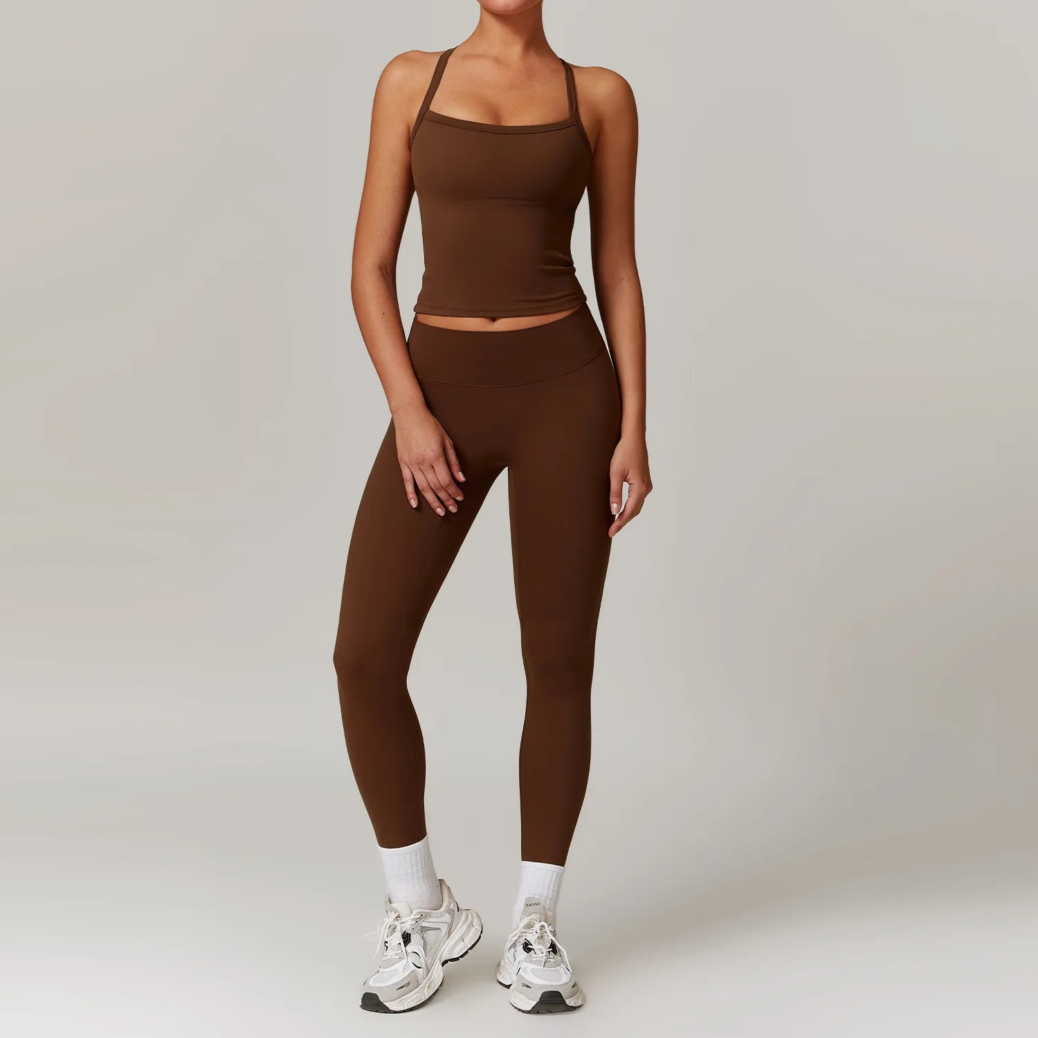 Push-Up Fitness Set - Sports Bra & Sculpting Leggings