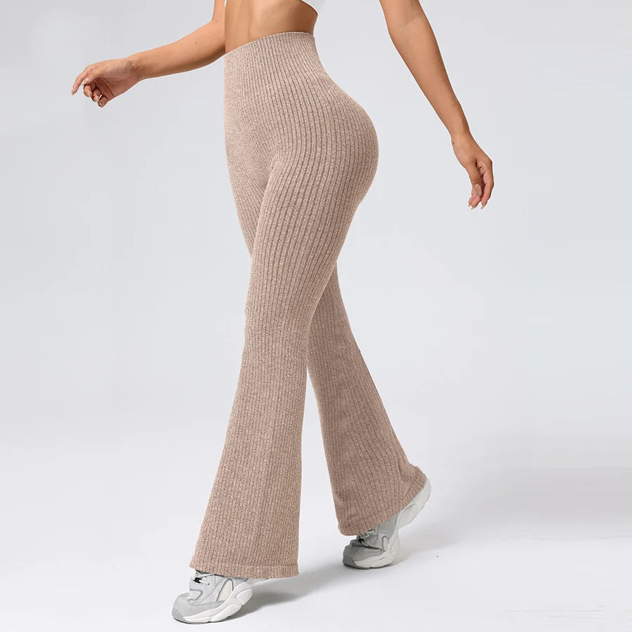 High-Waist Flare Leggings - Tummy Control