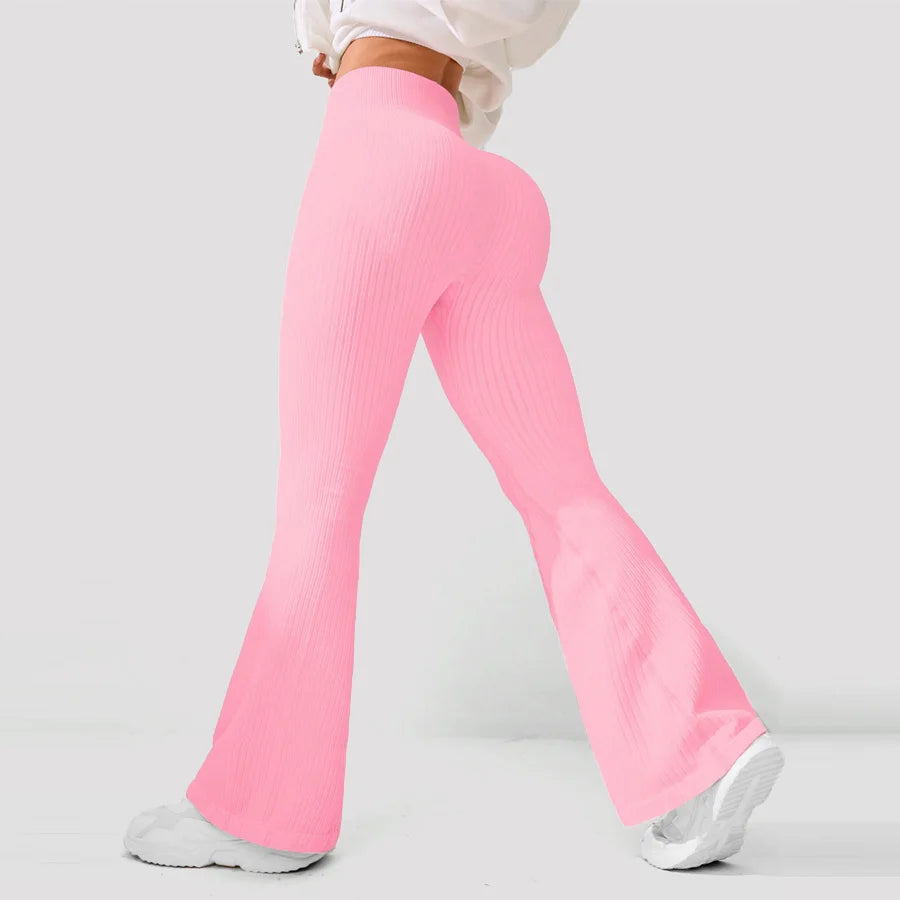 High-Waist Flare Leggings - Tummy Control