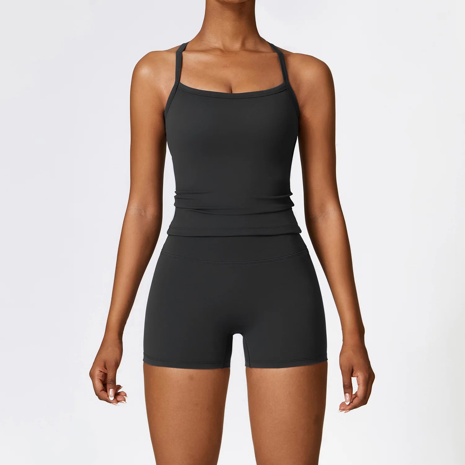 Push-Up Fitness Set - Sports Bra & Sculpting Leggings