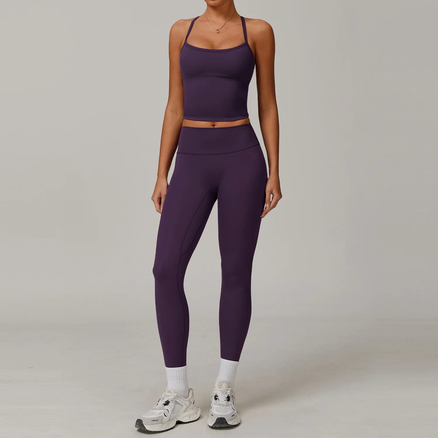 Push-Up Fitness Set - Sports Bra & Sculpting Leggings