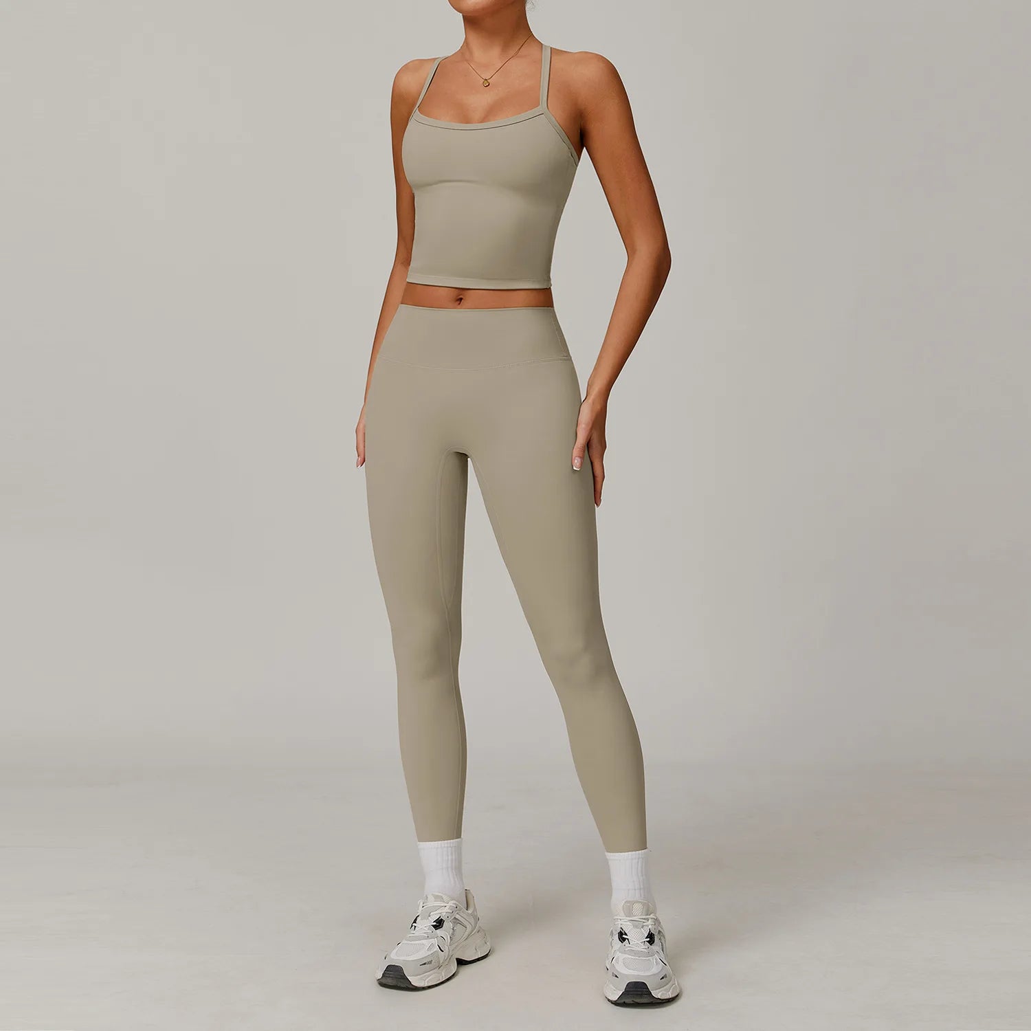 Push-Up Fitness Set - Sports Bra & Sculpting Leggings