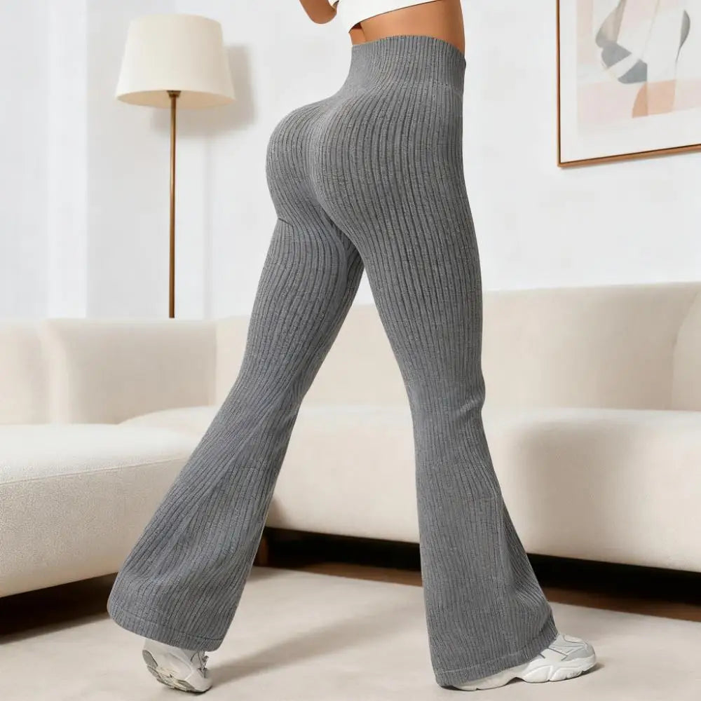 High-Waist Flare Leggings - Tummy Control