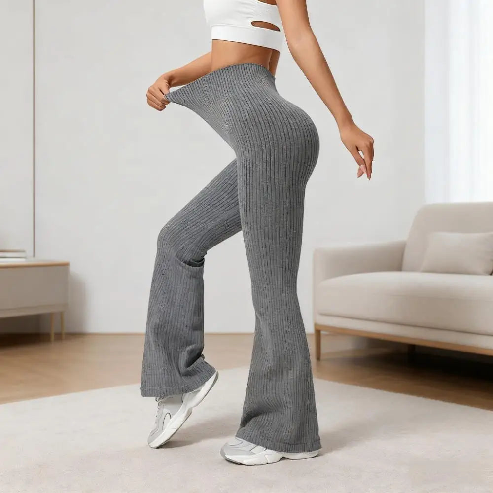 High-Waist Flare Leggings - Tummy Control