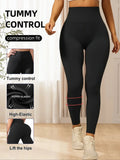 High-Waist Contour Leggings - Hip-Lifting Push-Up Effect