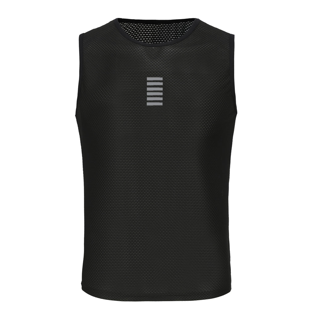 Men's Reflective Cycling Base Layer - Quick-Dry Road Bike Jersey