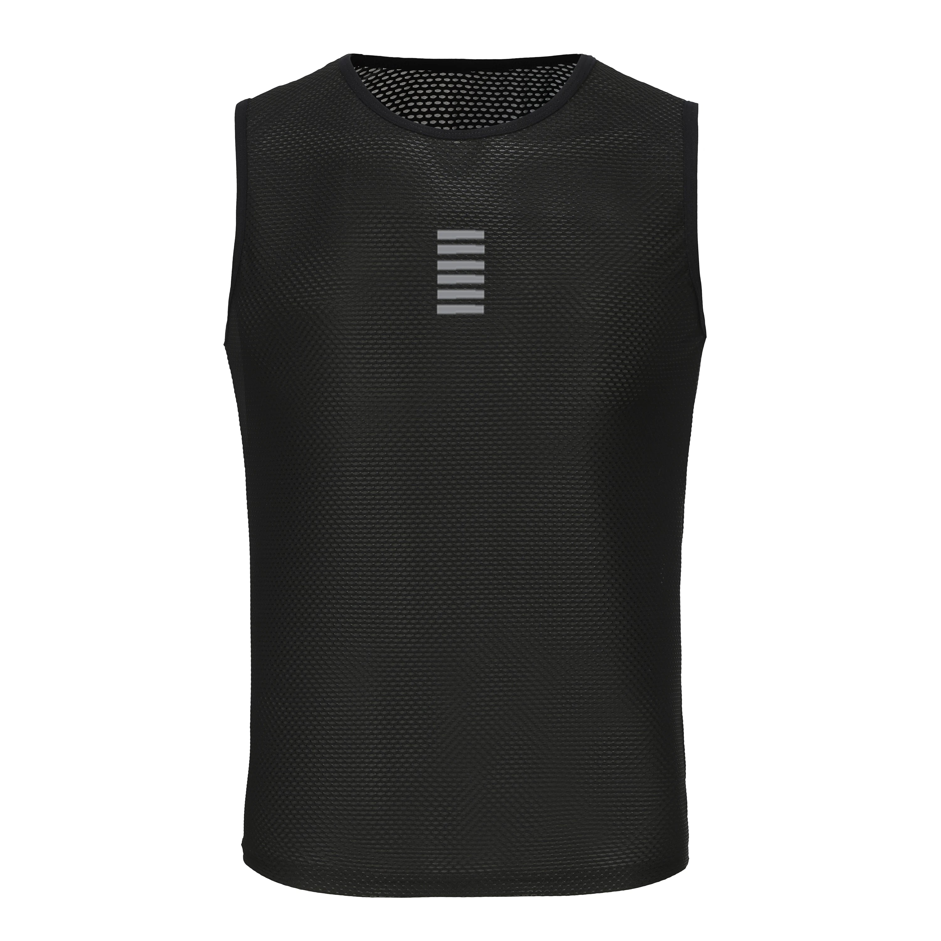 Men's Reflective Cycling Base Layer - Quick-Dry Road Bike Jersey