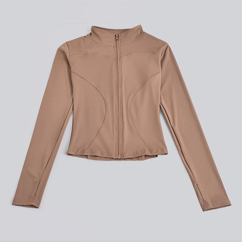 Yoga-Jacke mit Daumenloch 🧥