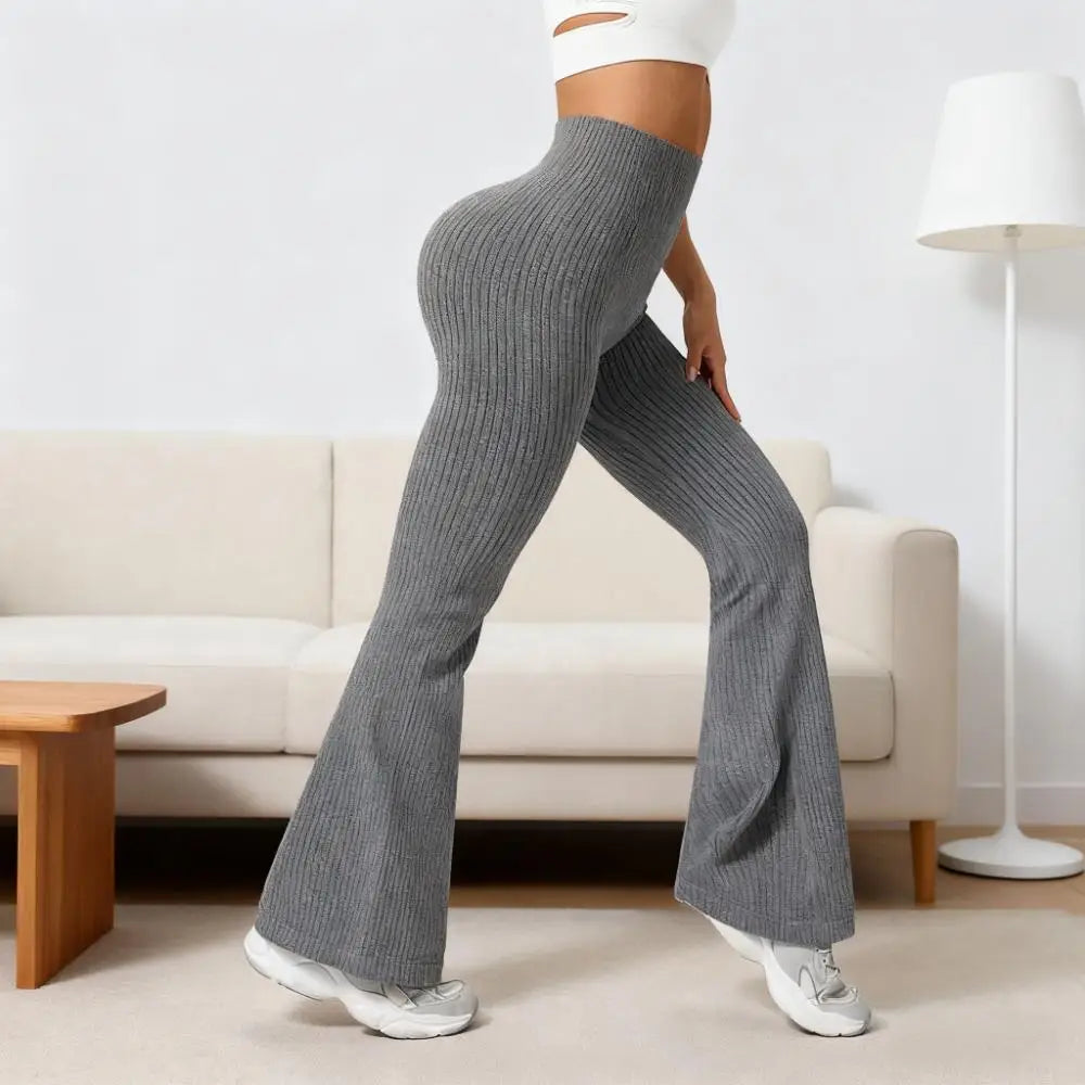 High-Waist Flare Leggings - Tummy Control