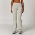 Wide Leg Pants Women Bell-bottoms High Waist Yoga Leggings High Stretchy Butt Lifting Breathable Sports Pants Women Gym Leggings
