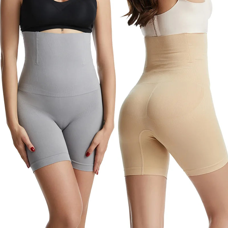 High-Waist Shapewear Shorts, Tummy Control