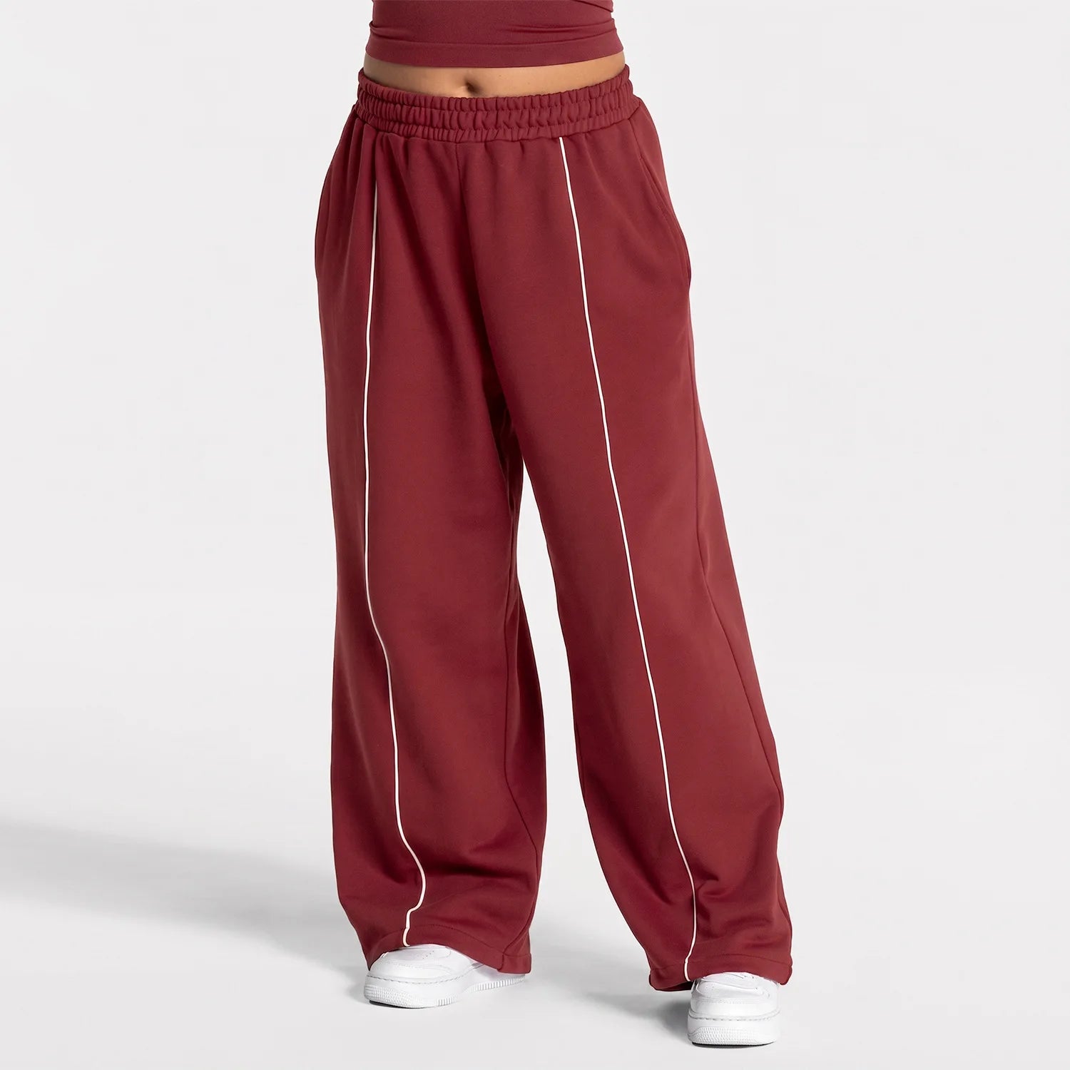Loose-Fit High-Waist Yoga Pants - Casual Comfort