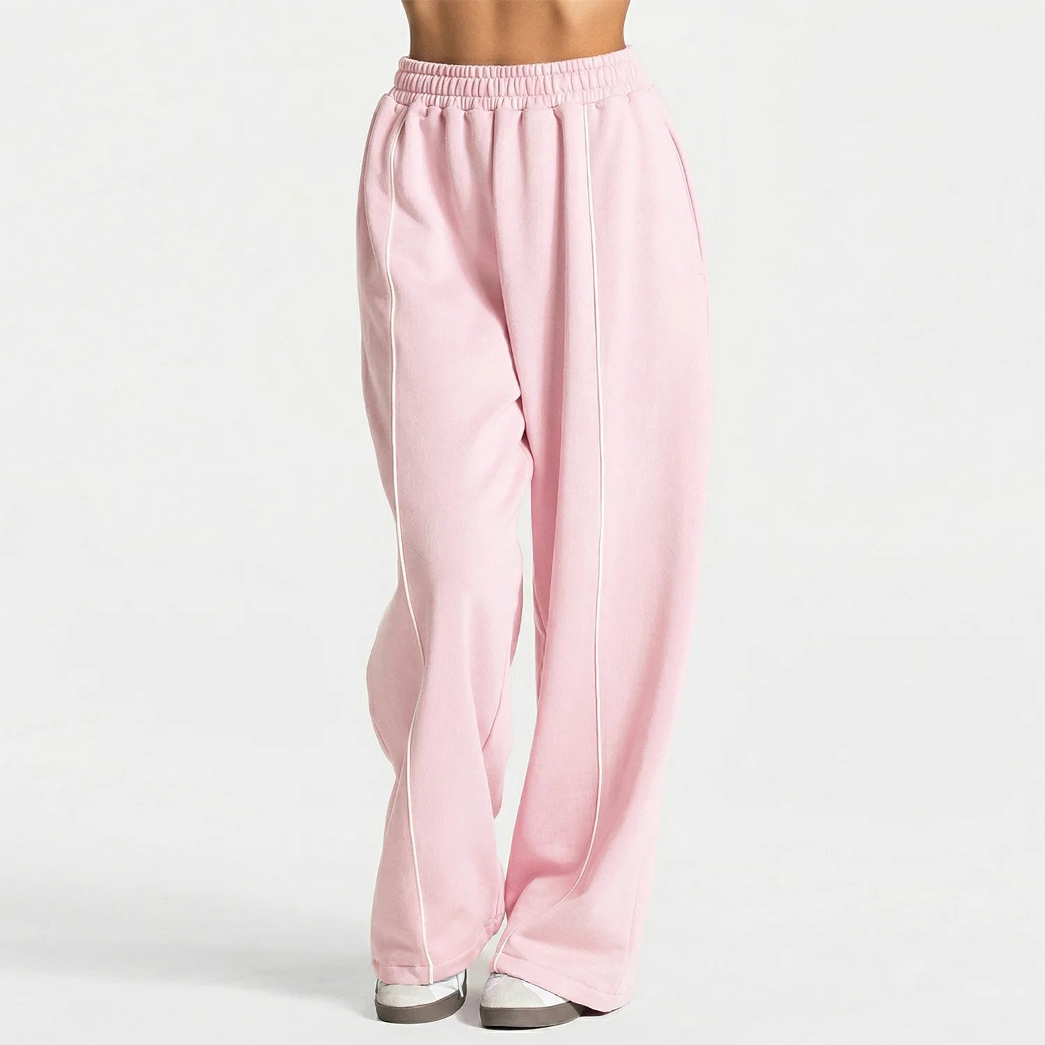 Loose-Fit High-Waist Yoga Pants - Casual Comfort