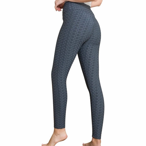 Womens'  Legging Bubble Stretchable Fabric Yoga Fitness Work-out sport