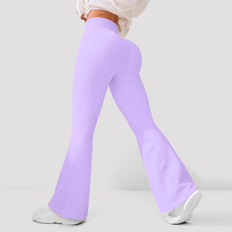 High-Waist Flare Leggings - Tummy Control