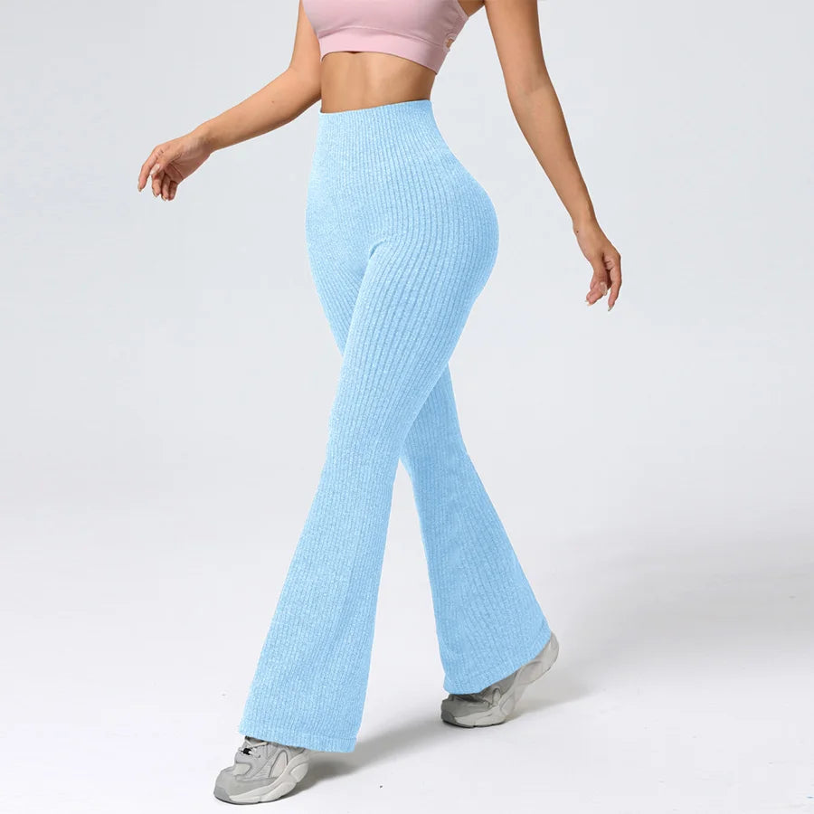 High-Waist Flare Leggings - Tummy Control