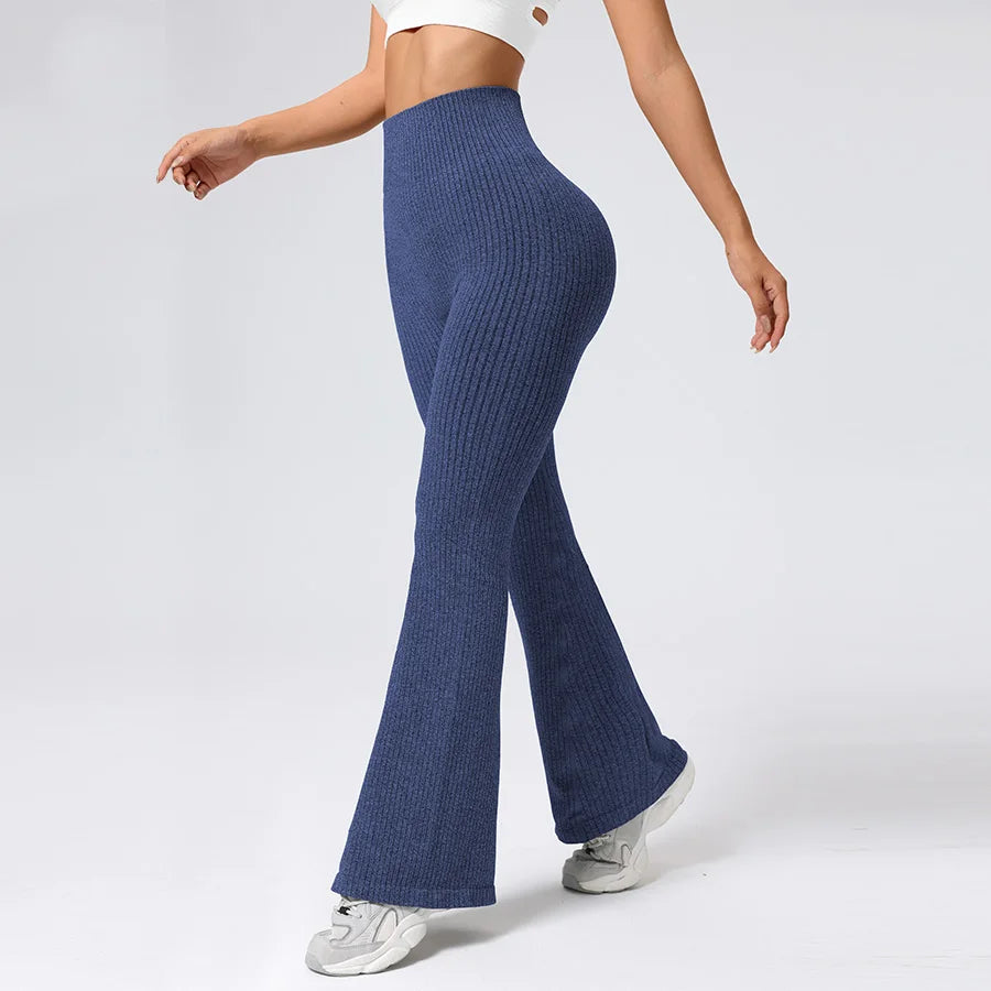 High-Waist Flare Leggings - Tummy Control
