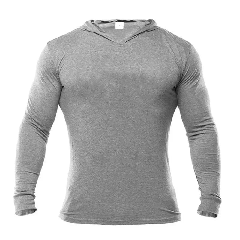 Men's Cotton Slim-Fit Sweatshirt Hoodie - Fitness & Leisure
