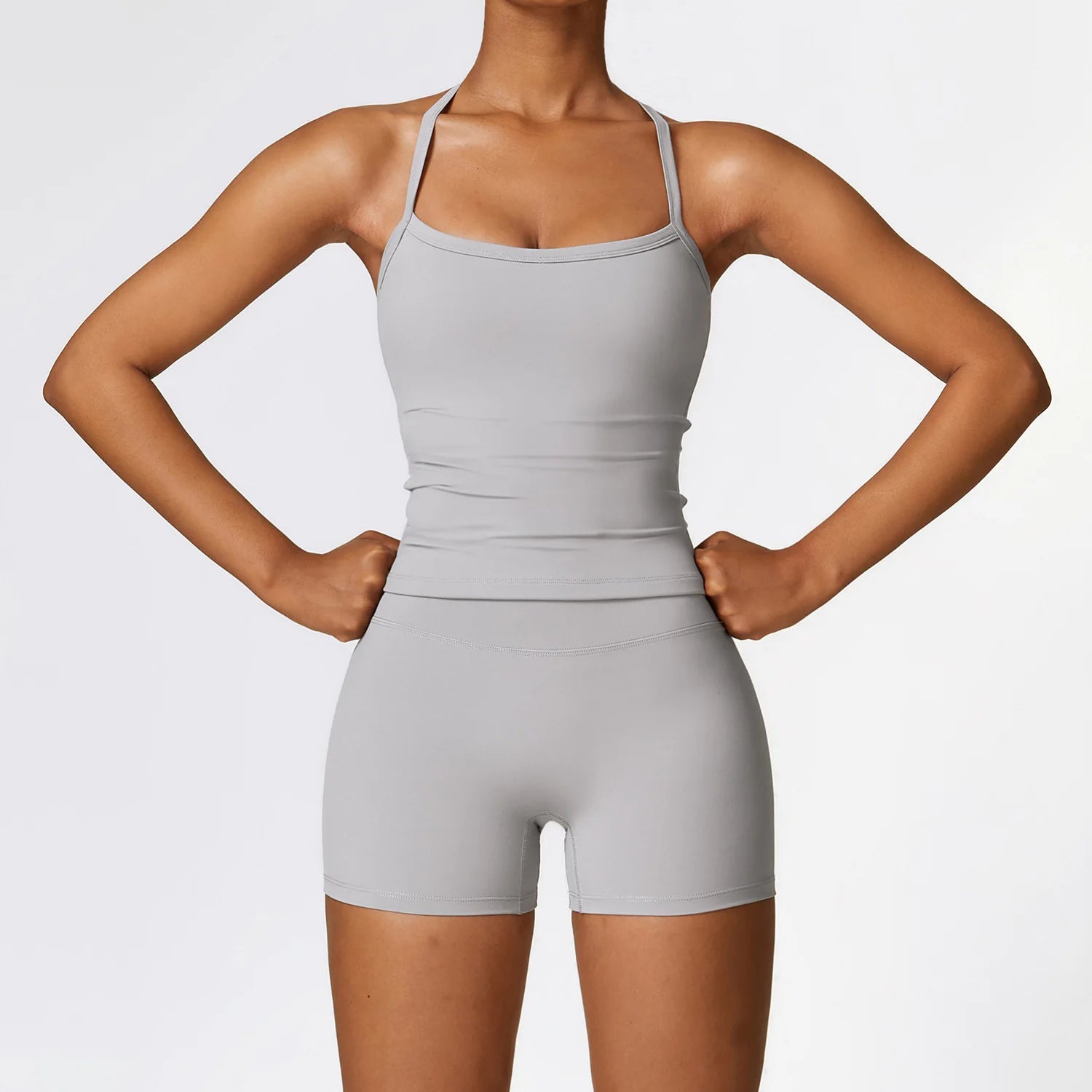 Push-Up Fitness Set - Sports Bra & Sculpting Leggings