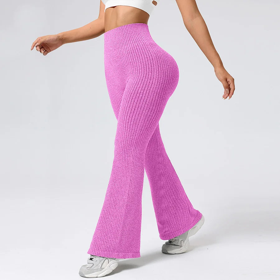 High-Waist Flare Leggings - Tummy Control
