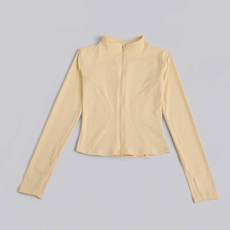 Yoga-Jacke mit Daumenloch 🧥