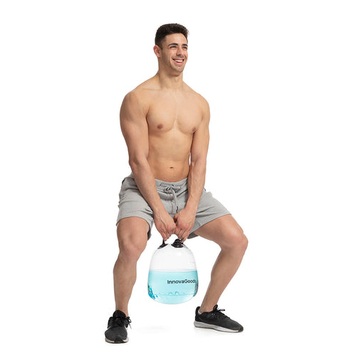Water-filled Kettle Bell for Fitness Training with Exercise Guide