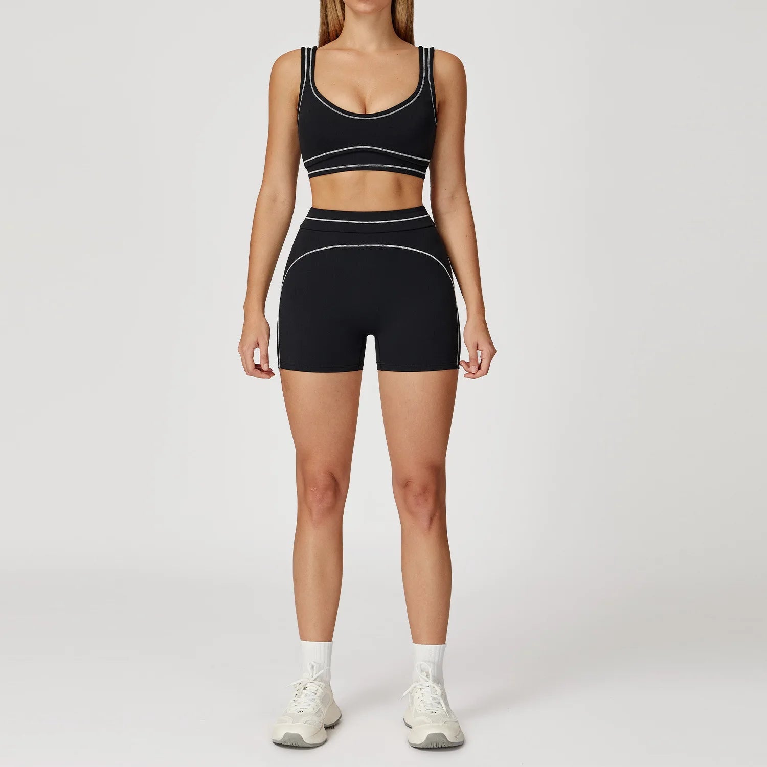Backless Sports Bra Set - Pulse