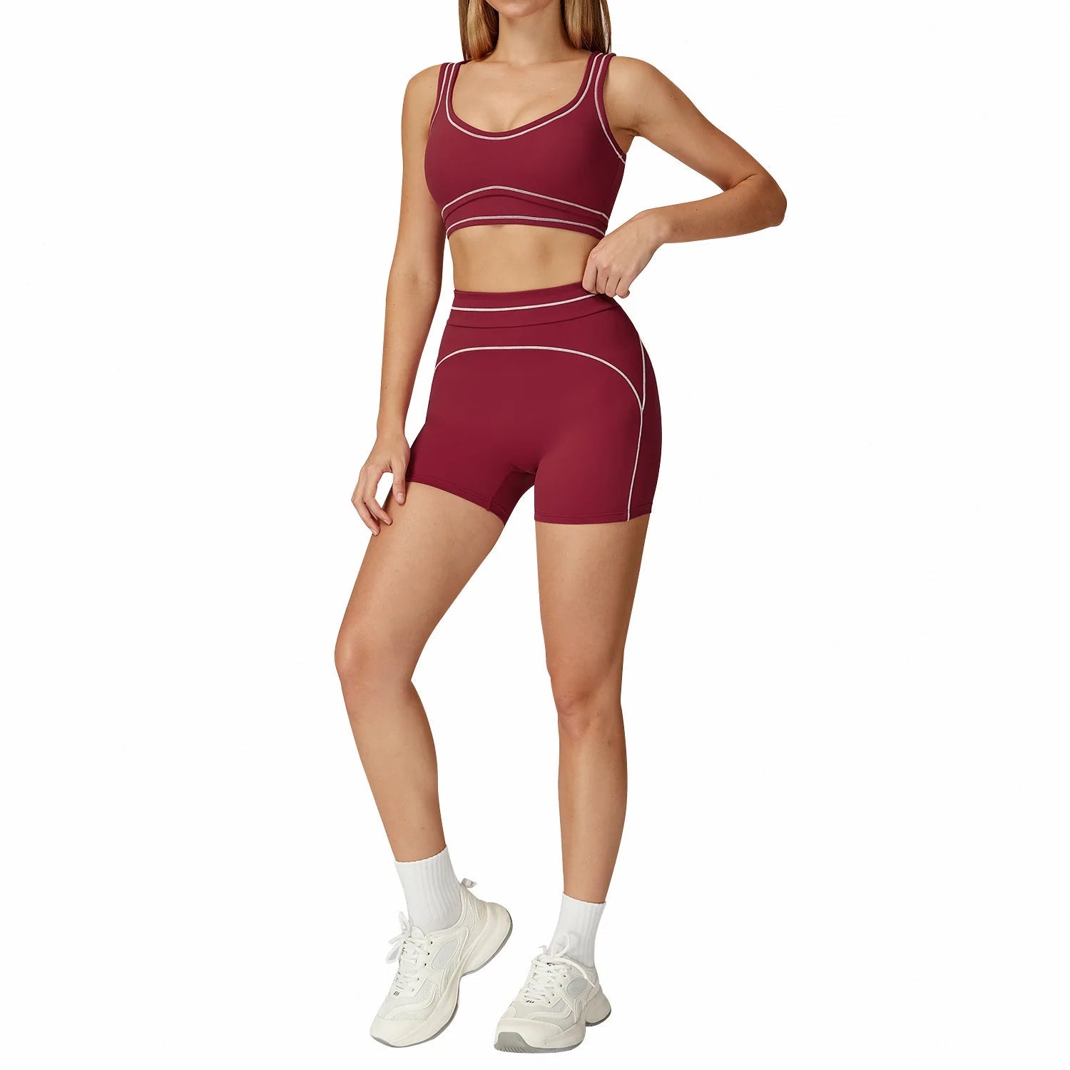 Backless Sports Bra Set - Pulse