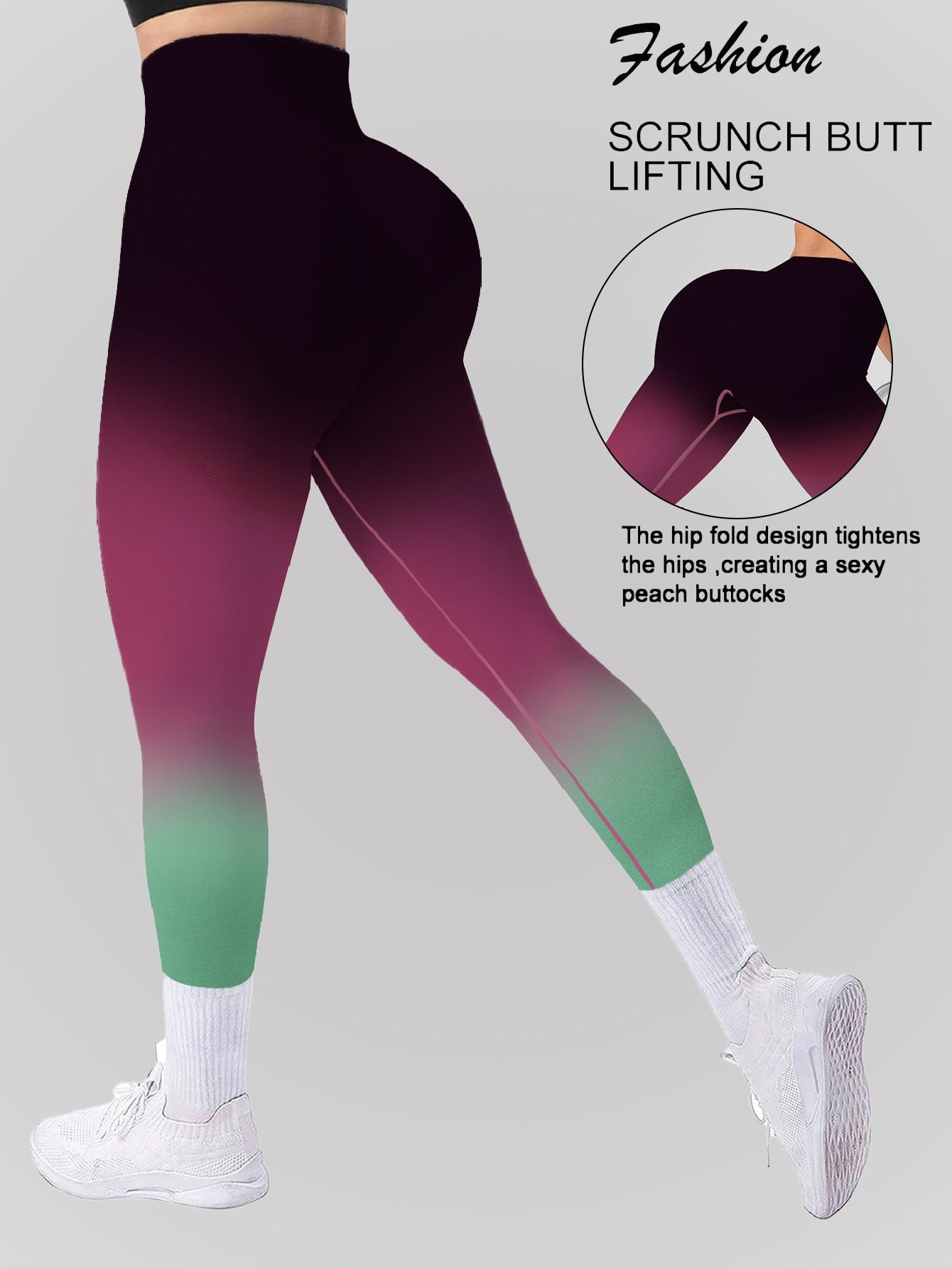 Butt-Lift Yoga Leggings - Pulse