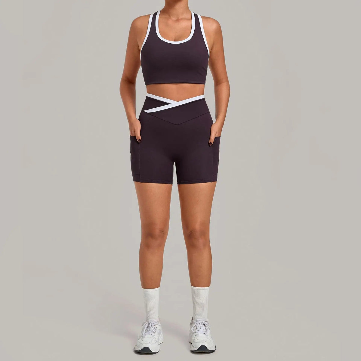 Ensemble de Sport 2 Pièces — Brassière + Short à Poches - Pulse
