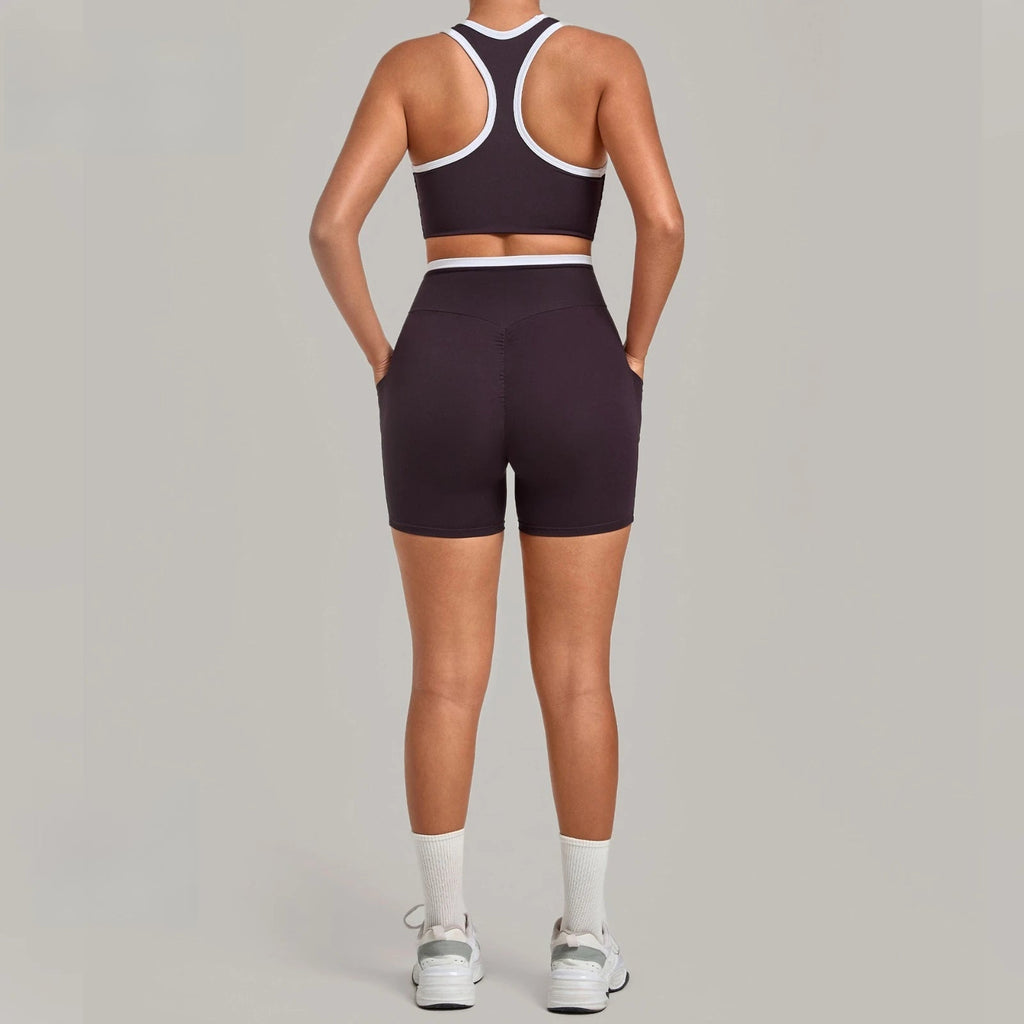 Ensemble de Sport 2 Pièces — Brassière + Short à Poches - Pulse