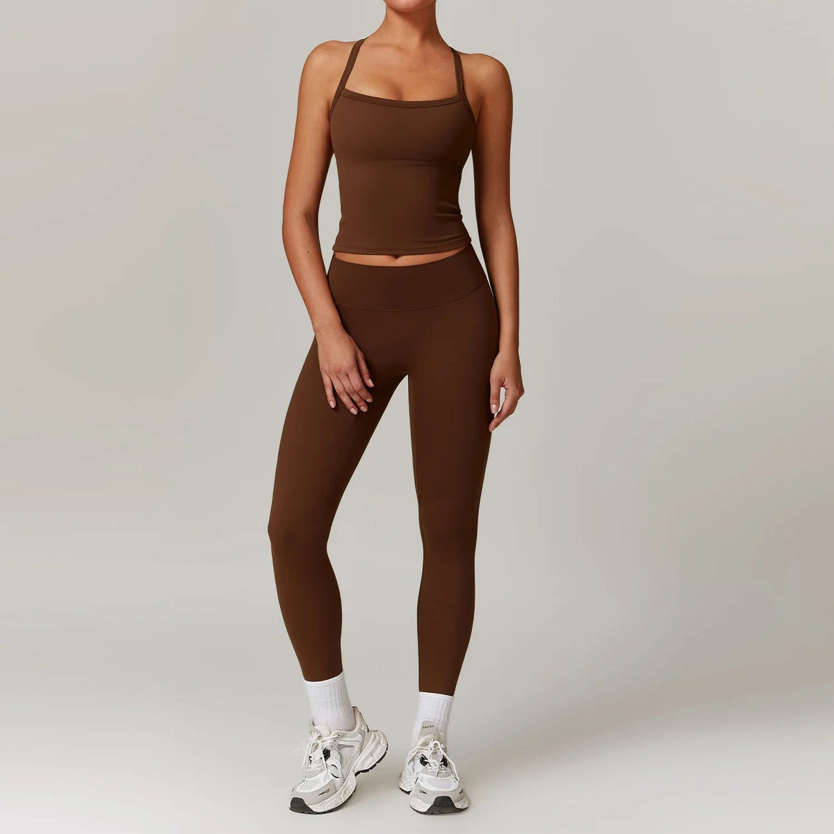 Ensemble Fitness 2 Pièces — Brassière Push-Up, Short ou Legging - Pulse