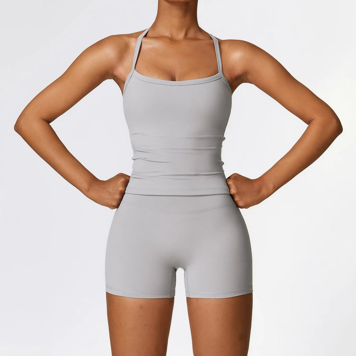 Ensemble Fitness 2 Pièces — Brassière Push-Up, Short ou Legging - Pulse