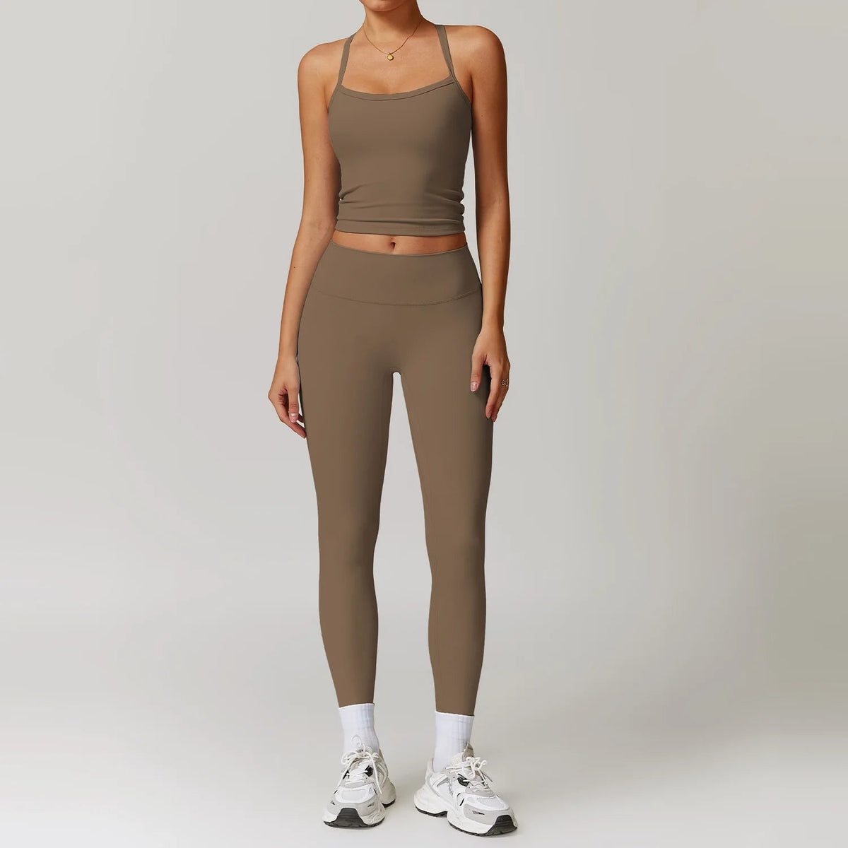 Ensemble Fitness 2 Pièces — Brassière Push-Up, Short ou Legging - Pulse