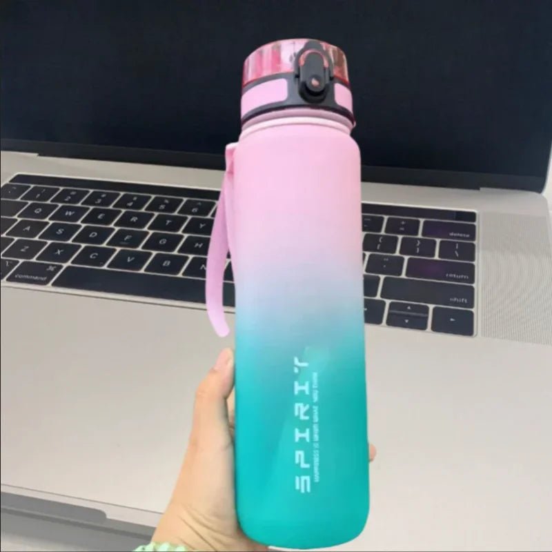 Gourde Motivante Graduée — 500 ml à 1 L, Étanche - Pulse