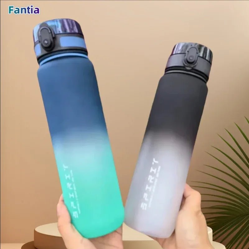Gourde Motivante Graduée — 500 ml à 1 L, Étanche - Pulse