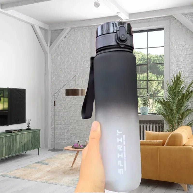 Gourde Motivante Graduée — 500 ml à 1 L, Étanche - Pulse